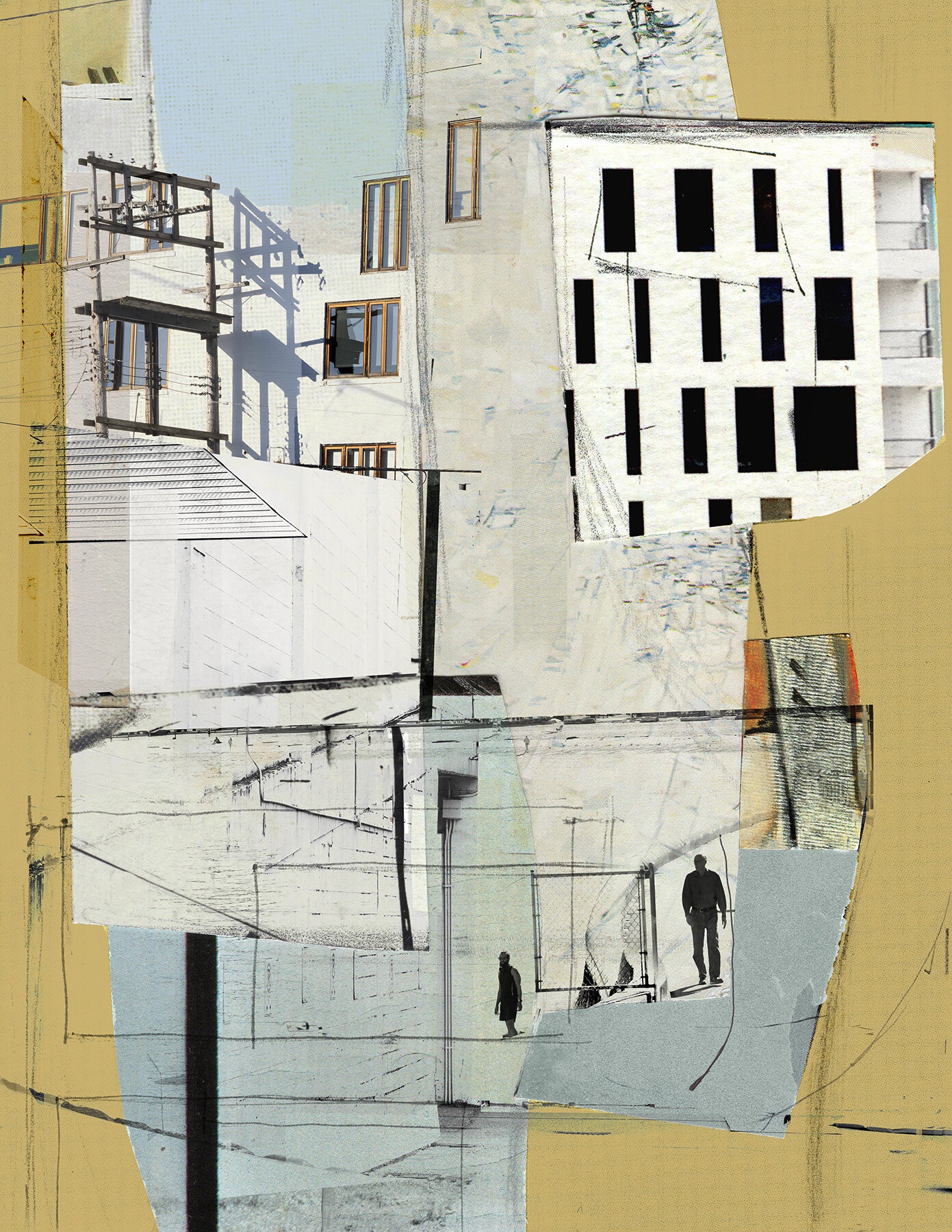 “In Recalling a City (2021)”, from the series “If We Were to Talk about Architecture”  by Barbara Strigel